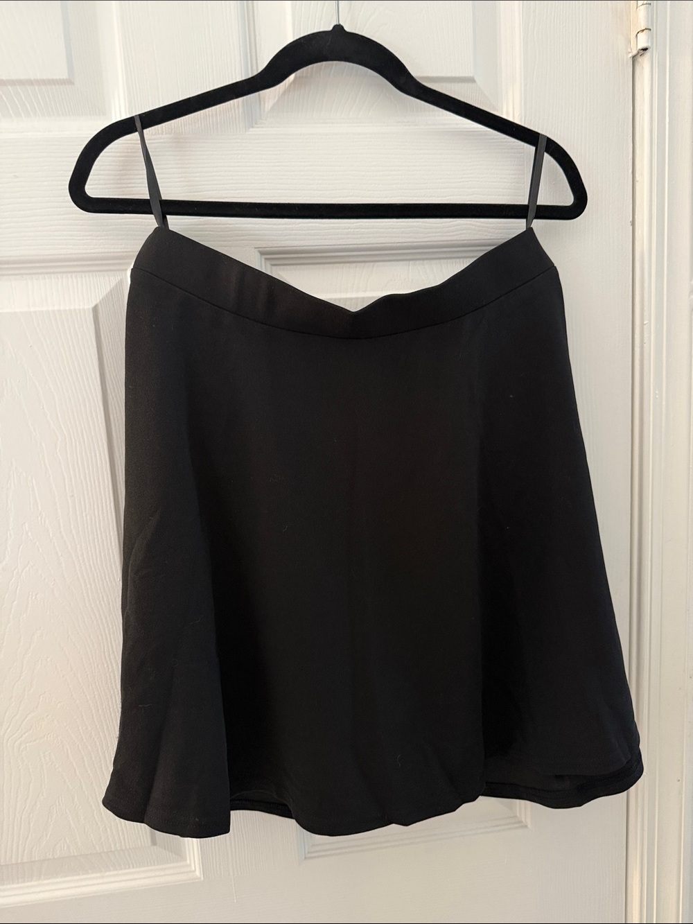 Women's Black A-Line Skort